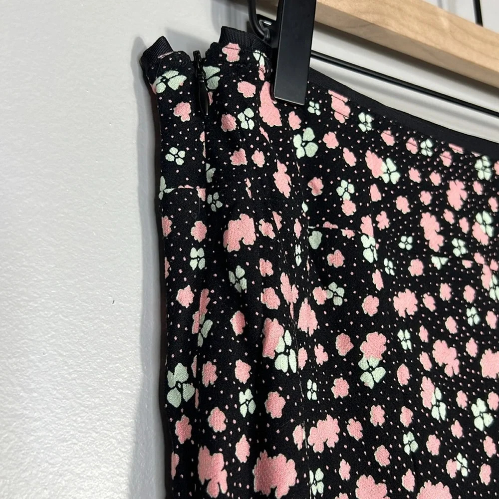 Free People Floral Mini IRL Skirt - Black - Size 4 - NWT - Picture 8 of 11